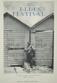 1975 SF Blues Festival poster